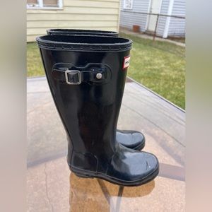 Kids Unisex Hunter Rain boots sz 2G/1B